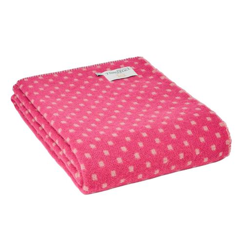 Tweedmill Pure New Wool Cloth Throw Blanket Stitch 140X200cm